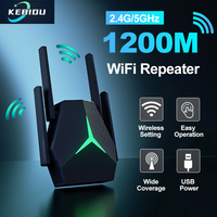 AC1200 Wireless WiFi Repeater Booster 2.4G/5GHz WiFi Signal Amplifier Extender Router Network Wlan WiFi Repeater For Home Office
