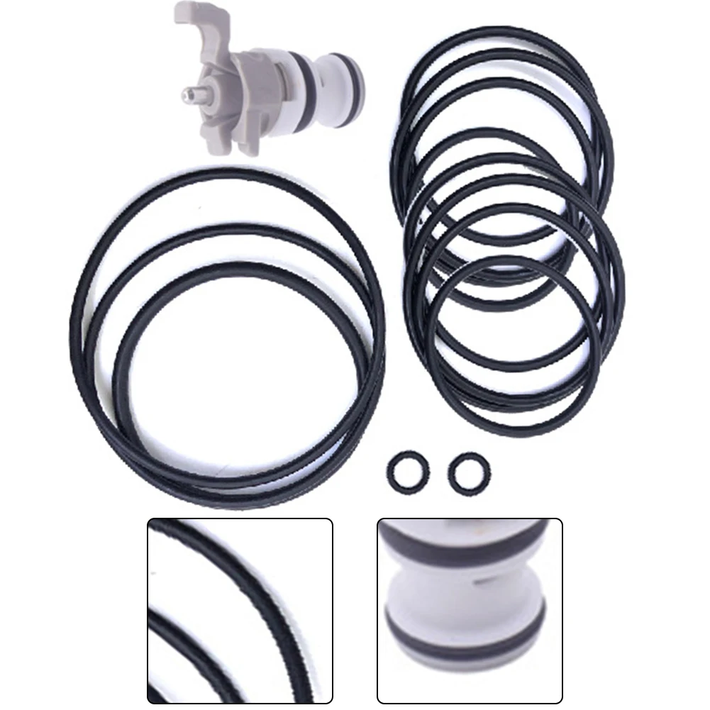 Per progetti fai-da-te Parti di ricambio Componente valvola 3 cinghie nere Set di ricambio Apparecchio come mostrato nell'immagine