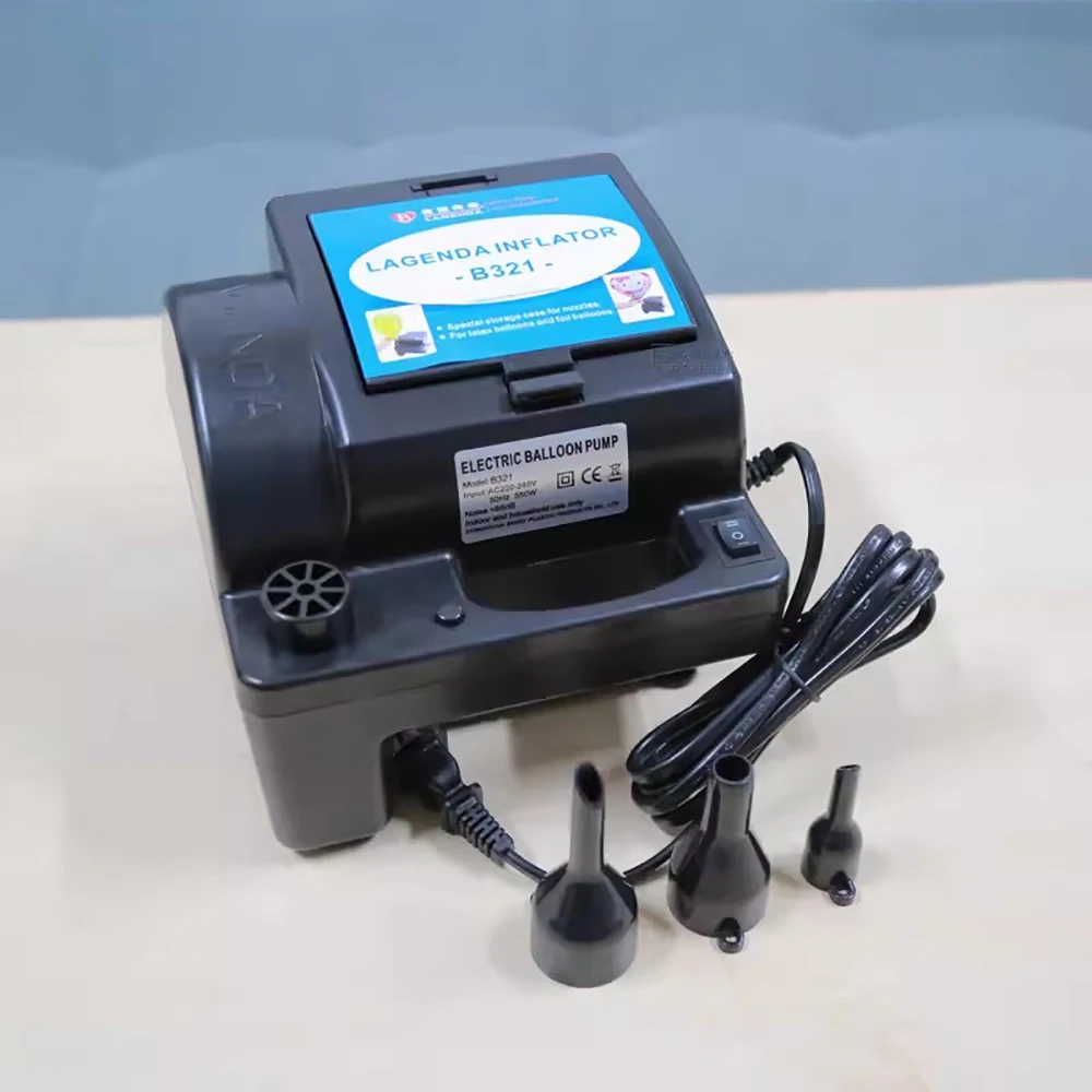Электрический воздушный насос 110 В/220 В переменного тока, насос для воздушных шаров, инструмент для надувания 550 Вт для свадебного украшения, фольга и латексные шары B321