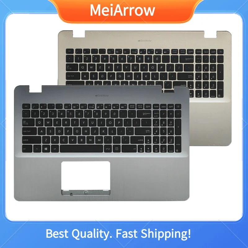 MEIARROW       New/org For ASUS X542 K542 A542 X542U FL8000U A580U F580U Q580U V580 Palmrest US UK keyboard upper cover C shell