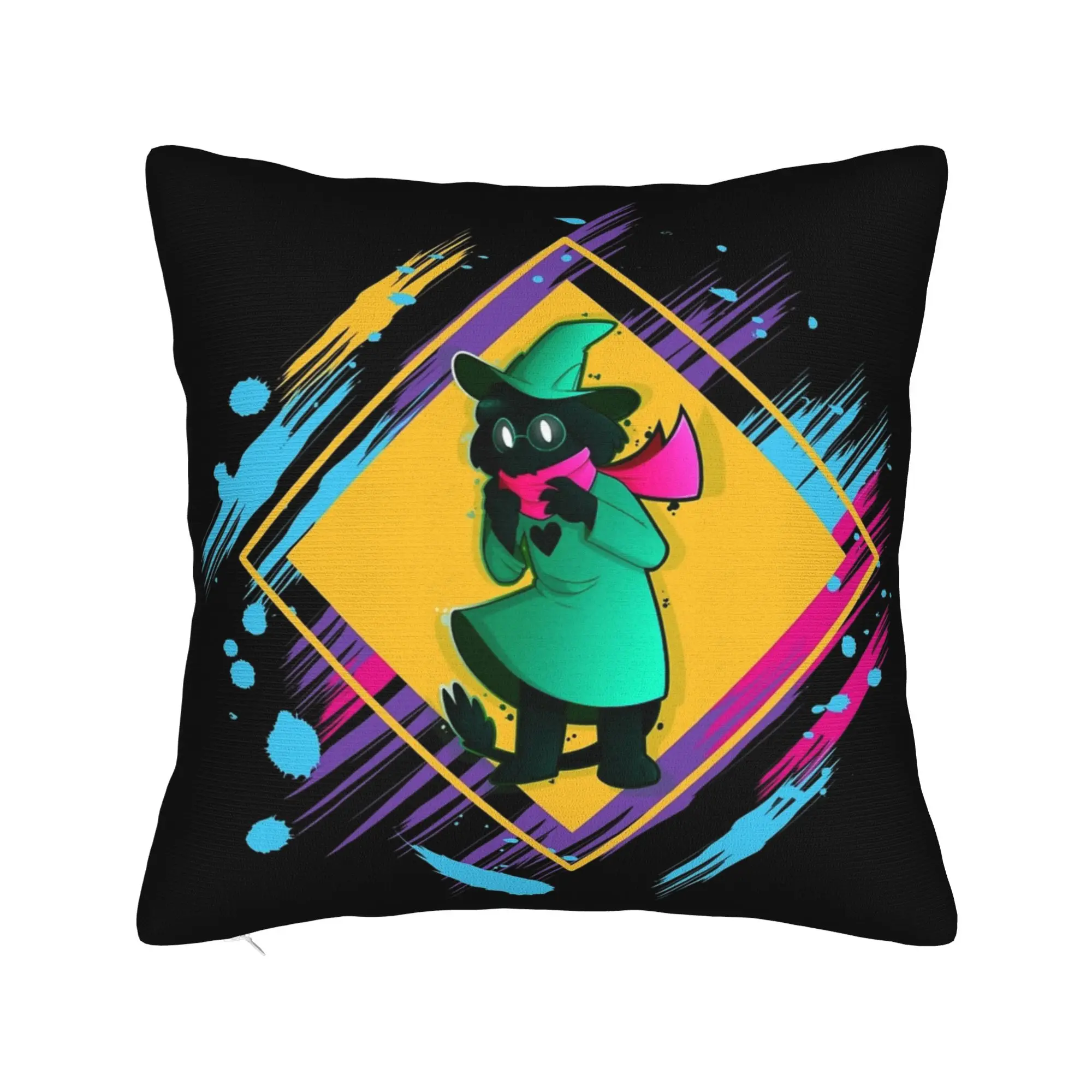 Deltarunes Kris Ralsei Susie Pillowcase Printed Cushion Cover Decor  Pillow Case Cover Home Square