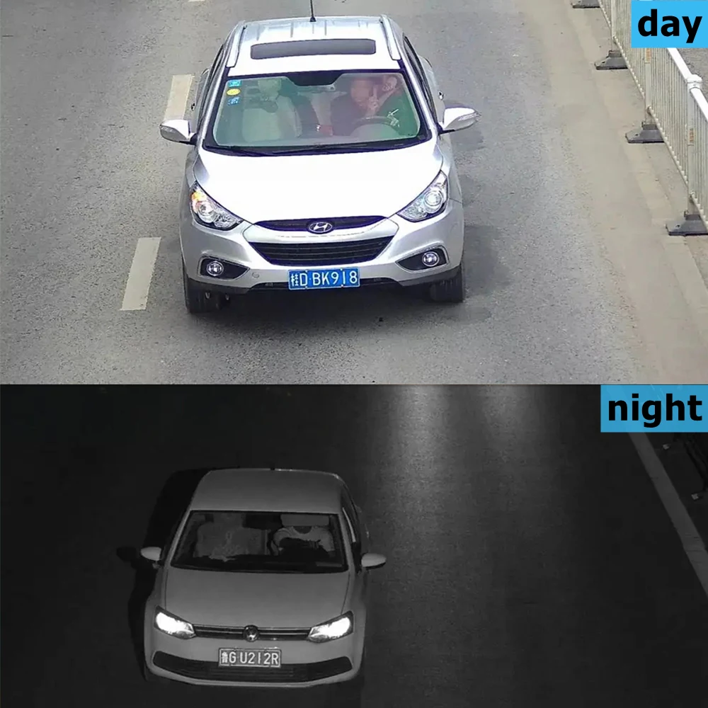 5MP IP LPR Camera For Highway Parking Lot IP Camera Vehicles License Number Plate Recognition Camera Infrared LED