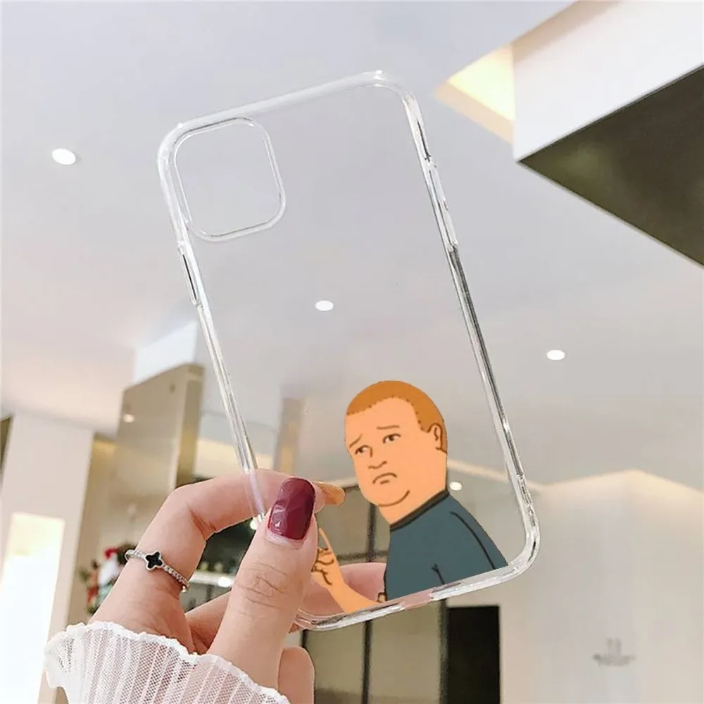 King Hill Bobby Phone Case For Iphone 15 11 13 14 Pro Max 7 8 Plus X Xr Xs Max Se2020 12mini Transparent Cover