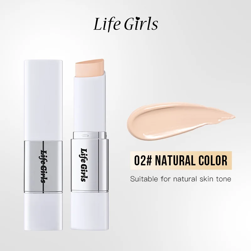 Luie foundation stick, hydraterende en natuurlijke concealer make-up, matte make-upbasis, zeldzame schoonheid, houd make-up en zweet