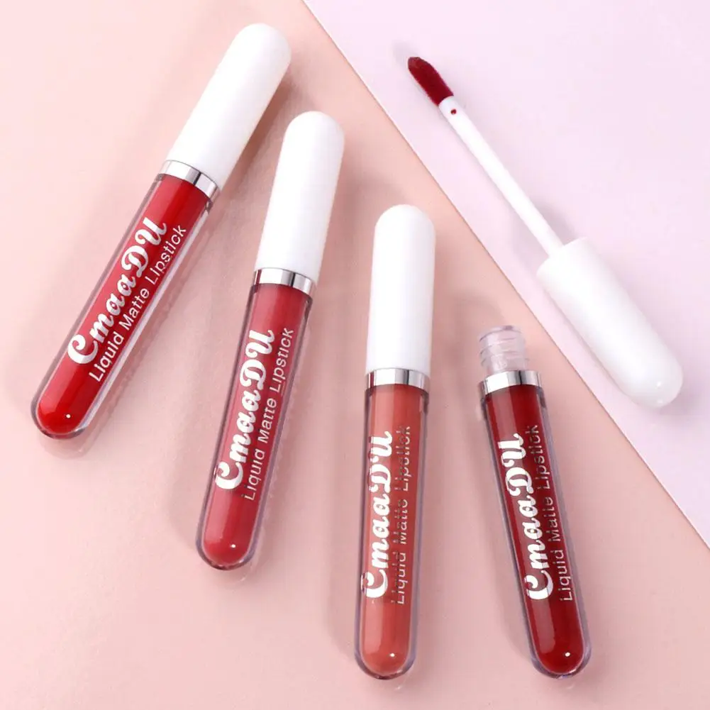 18 Color Lipstick Suit For All Skin Tones Matte Waterproof And Long-lasting Moisturizing Lip Gloss Lip Stick Lip Glaze Makeup