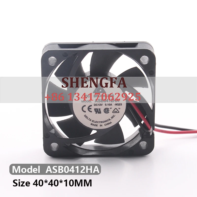 

Delta 5V 24V 48V DC 12V 0.10A AC EC 4010 4CM Magnetic Suspension Bearing Chassis Quiet Computer ASB0412HA Cooling Fan