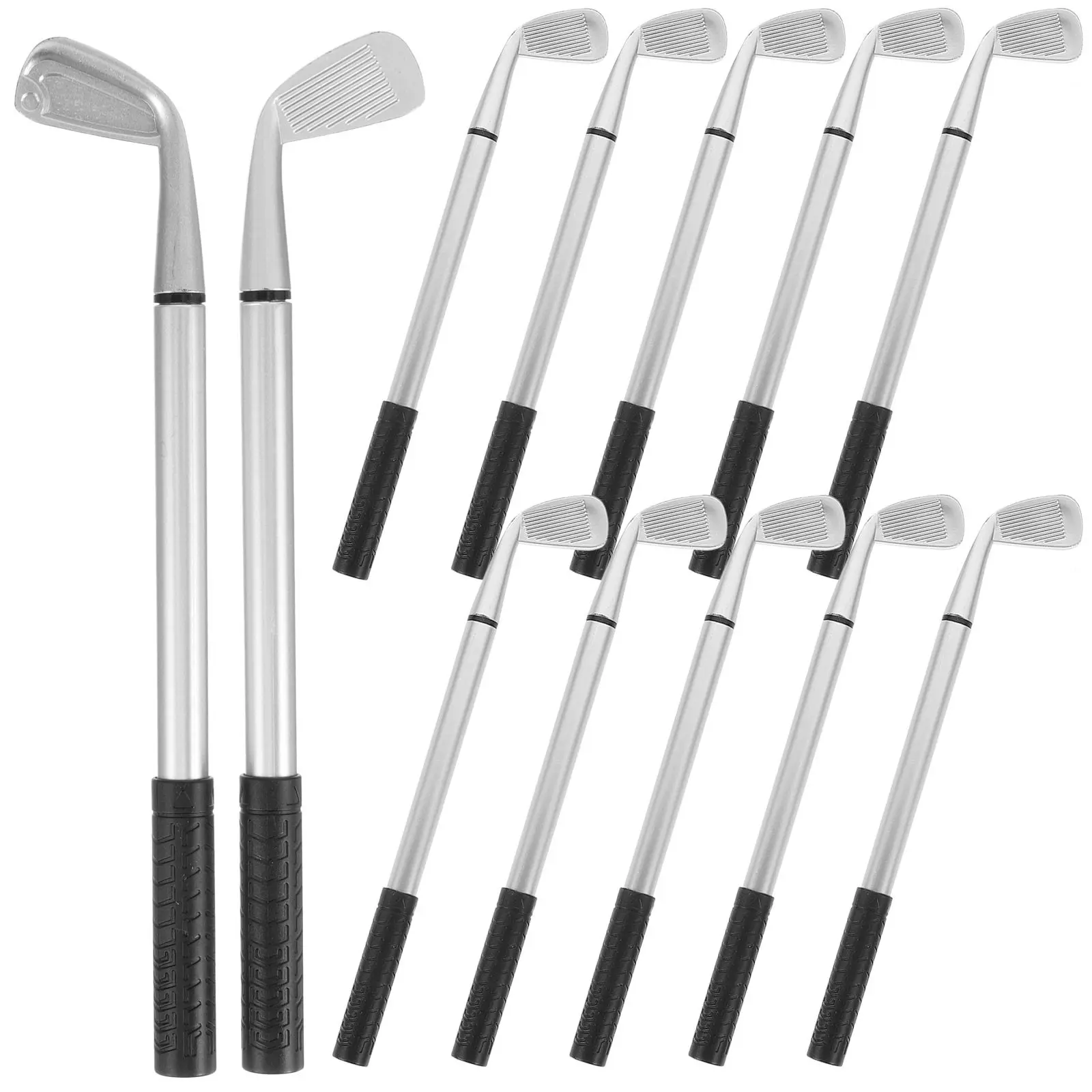 

12Pcs Golf Putting Ballpoint Pen Set Aluminum Alloy PP Material Retro Chic Desk Stationery Gift for Golf Enthusiasts Office Home