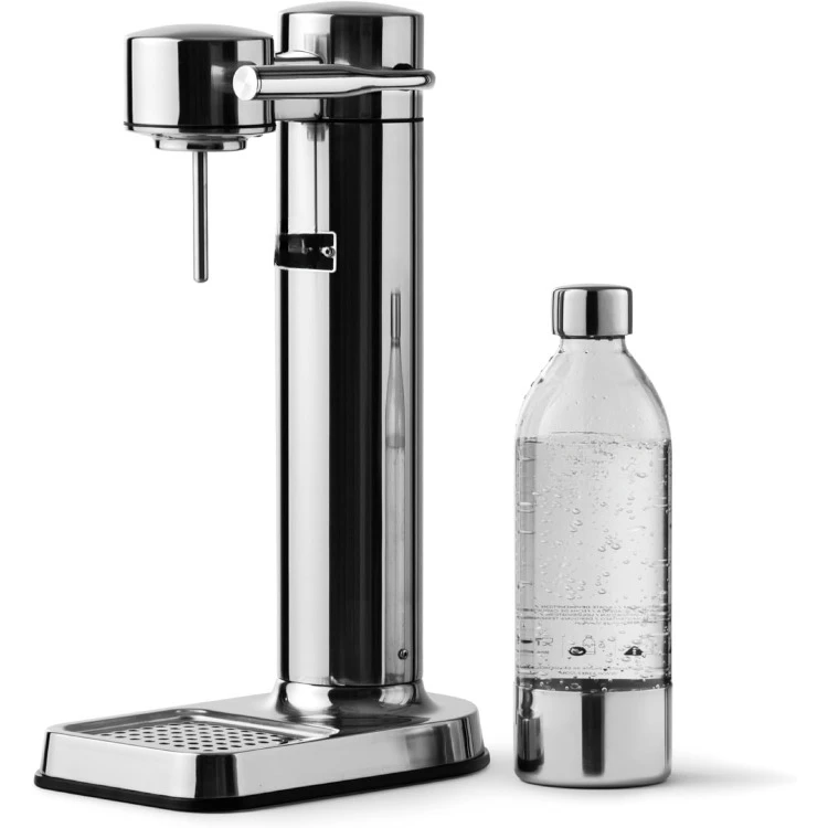 Carbonator III Premium Carbonator-Sparkling & Seltzer Water Maker-Soda Maker with PET Bottle (Stainless Steel)