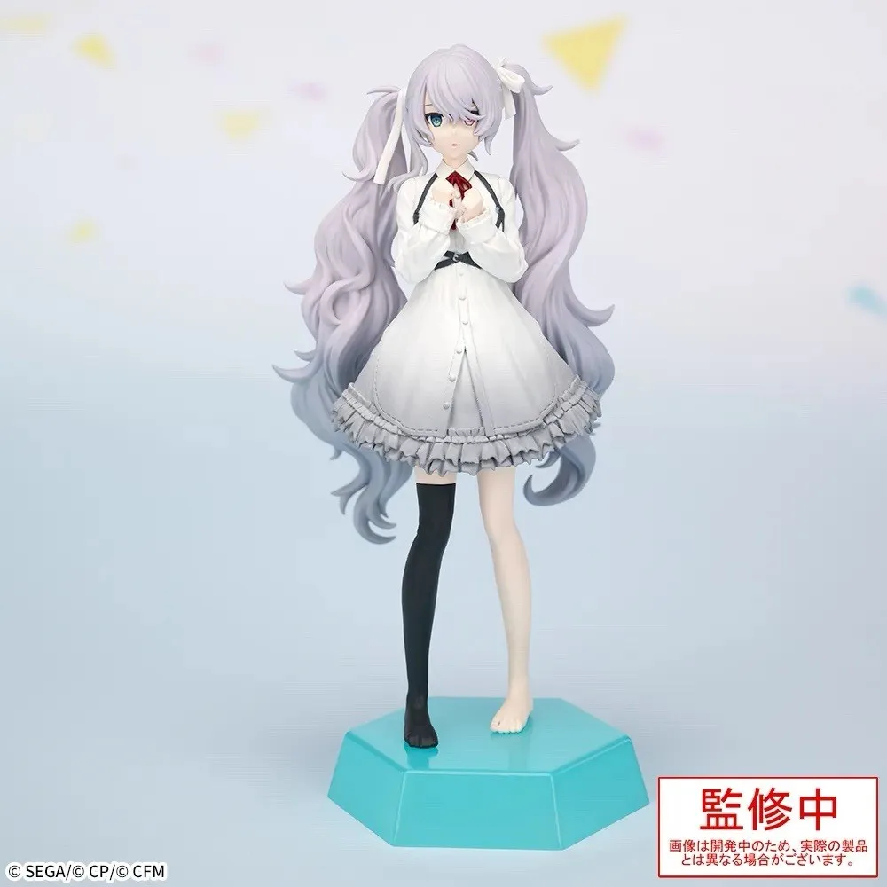 

Judai Original SEGA Desktop Decorate Hatsune Miku Colorful Stage White Miku Фигурка Модель Куклы Игрушки