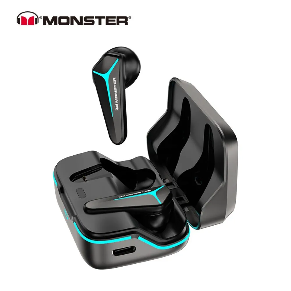 Monster Mission V1 TWS true wireless Bluetooth headset half-in-ear low-latency game music sports long endurance With microphone 