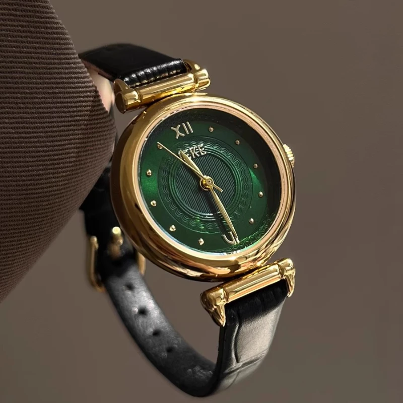 2025 waterproof quartz watch birthday gift light luxury niche classic trend women's watch elegant and simple student