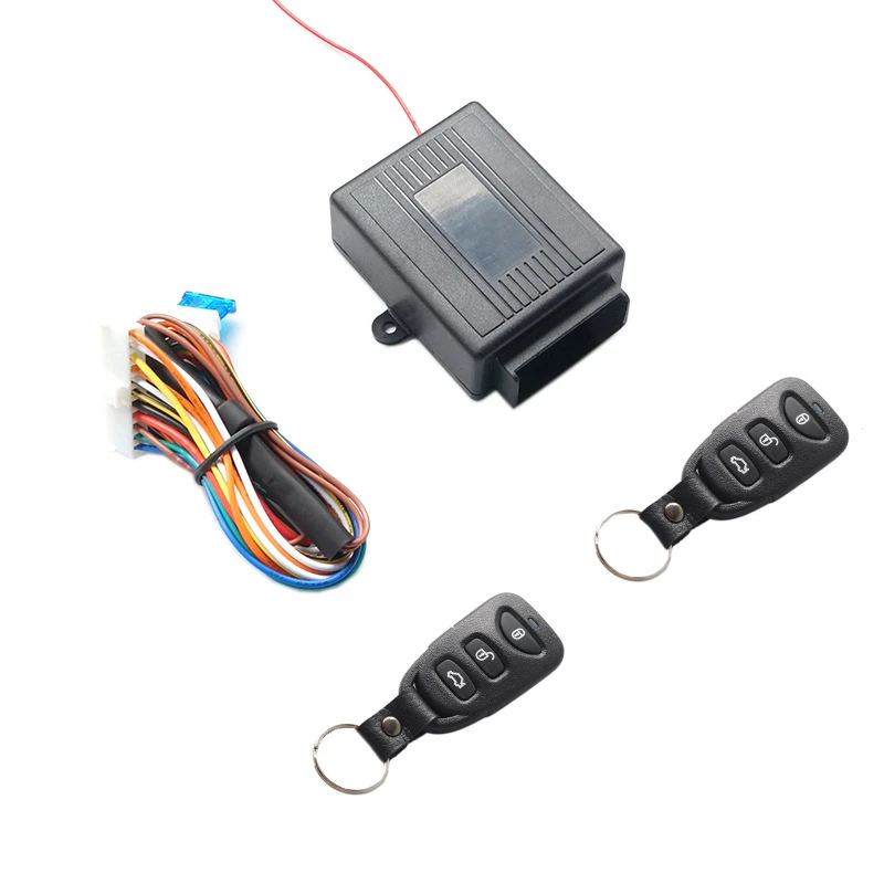 12V Car remote access system, remote unlocking and locking, remote boot opening, with automatic window closing.