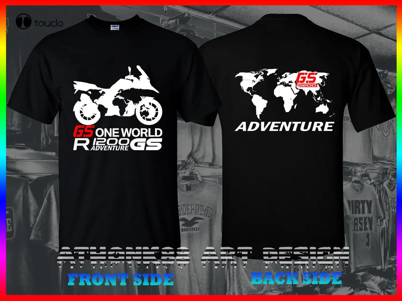 New Casual Tee Shirt Germany Motorcycles R1200Gs T-Shirt Gs1200 Adventure One World One 1200 Tee Shirt Size S-3Xl Unisex