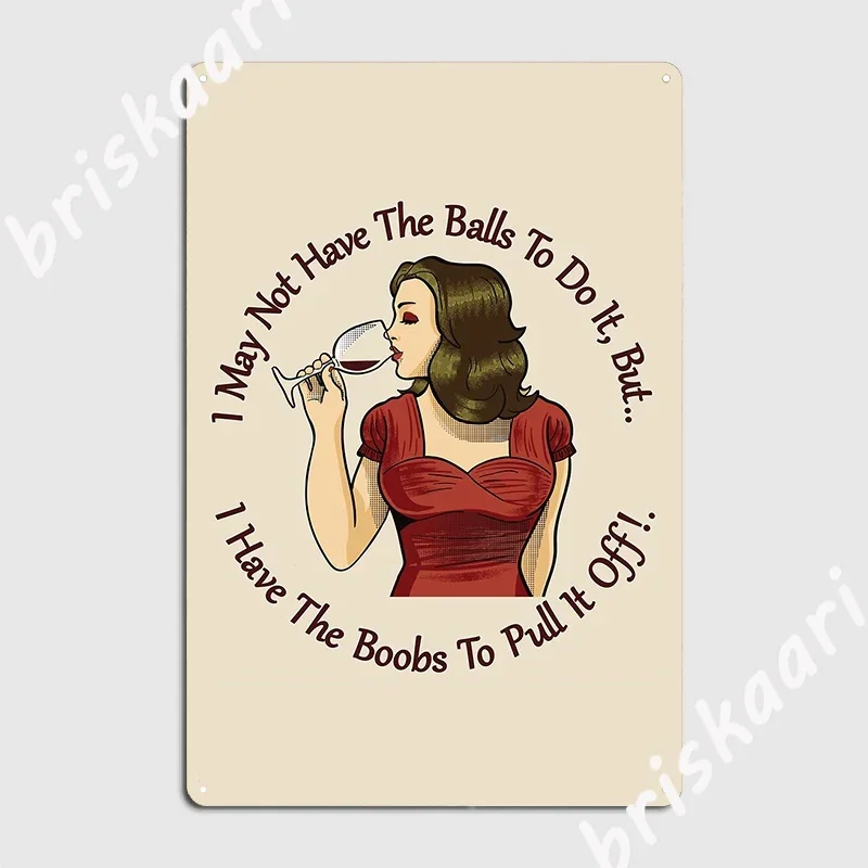 الفتيات السيئات تفعل ذلك بشكل أفضل ملصق لوحة معدنية مخصصة جدار حانة ملصق تين تسجيل الملصقات