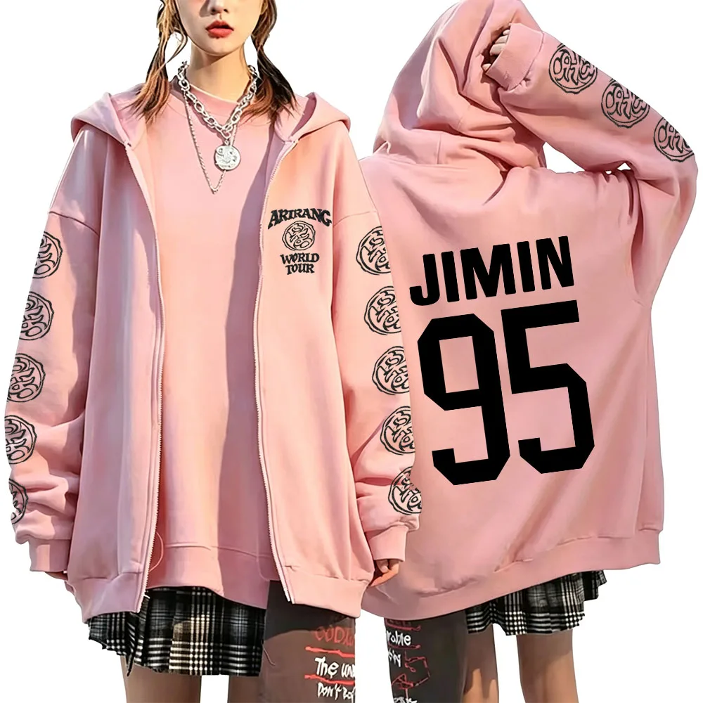 2026 Mädchen Damen Herren Konzert-Must-Have Y2K Zip-Up Hoodie KPOP Street Dance Performance TOP Sportlicher Paar-Stil Mantel