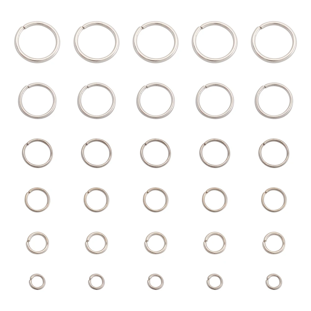 1 Box Iron Open Jump Rings Split Rings Connectors for Jewelry Making DIY Bracelet Necklace Supplies 4 5 6 7 8 10mm