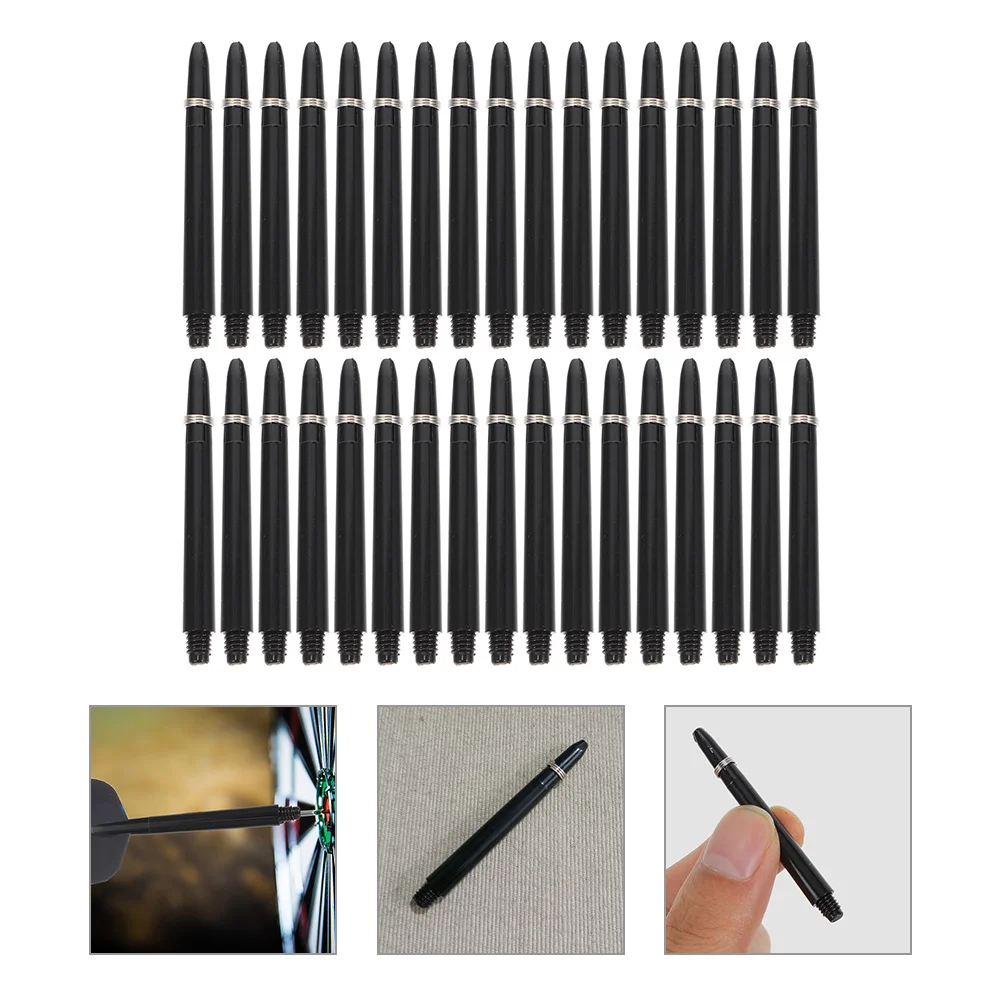 

100 Pcs Thread Dart Stems Shaft Accessories Shafts for Steel Tip Nylon Supplies Rod Circle