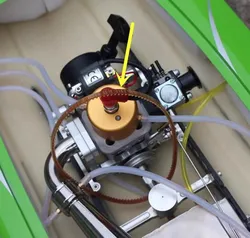 RC Model Petrol Boat MB-500 Engine Starter Flywheel Belt