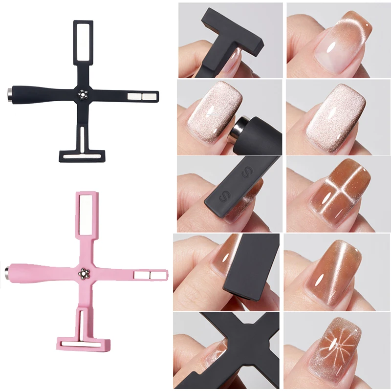 2024 Nieuwe Multifunctionele Cat Eye Gel Magnet 5-in-1 Gel Polish Cat Eye Magnetische Pen Tools Professionele Nagelsalon Manicure DIY