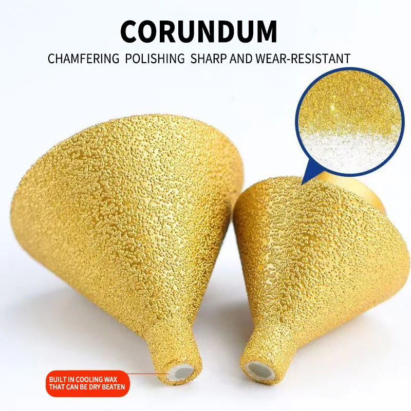 M10 M14 diamond chamfer core drill bit Enlarged Hole Beveling Grinding tool 38/50mm for Granite Marble Tiles stone cutting Carve