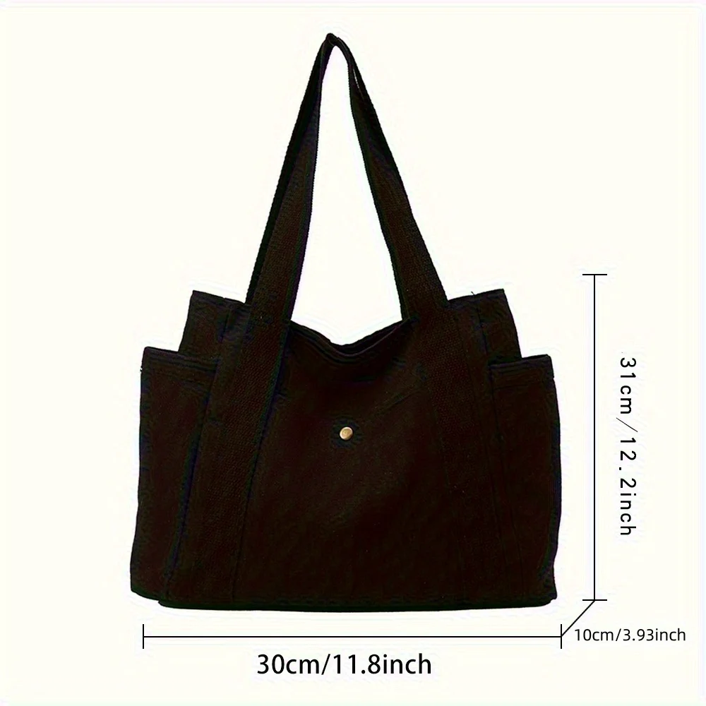 Customizable Name Women's Shoulder Bag Fashion Shopping Bag Outdoor Travel Work Commuter Storage Bag