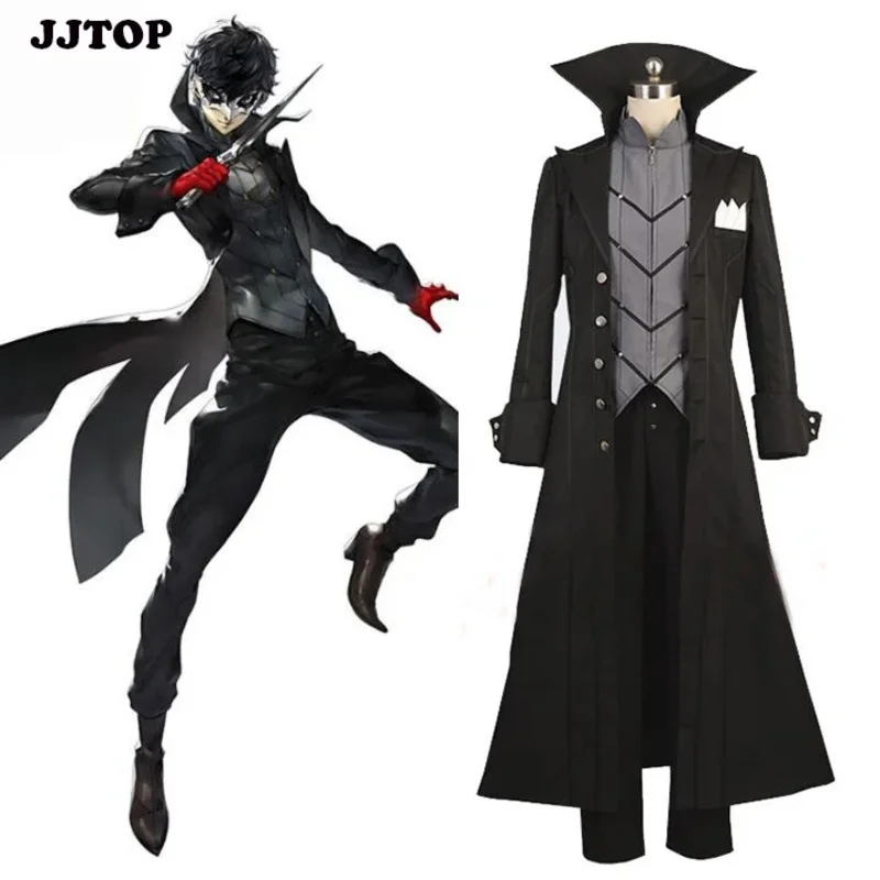 

Persona 5 Cosplay CLOTHES P5 Joker Costume Jacket Ren Amamiya Full Set Akira Kurusu COSPLAY Uniform Outfit Halloween COSTUME