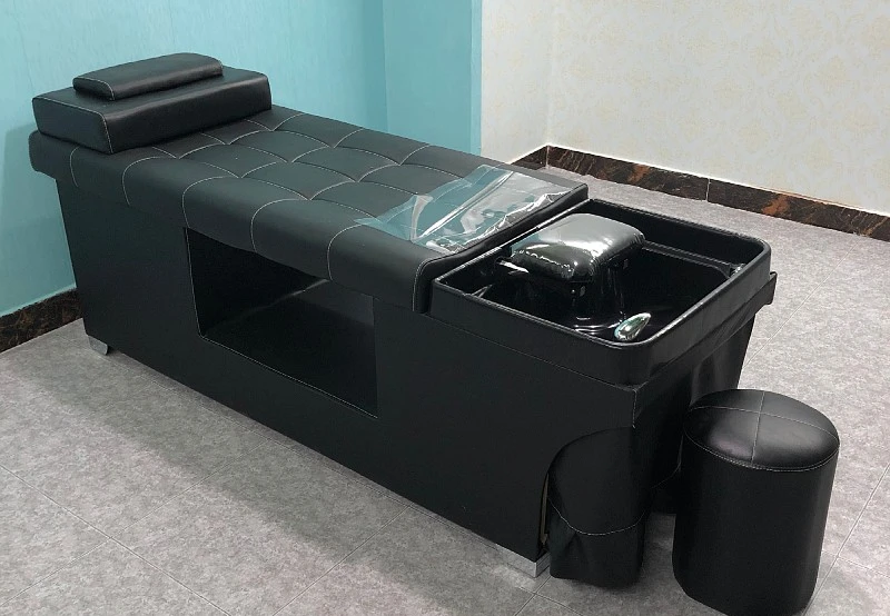 

Barber shop hair salon dedicated shampoo bedside treatment bed water circulation fumigation water heater