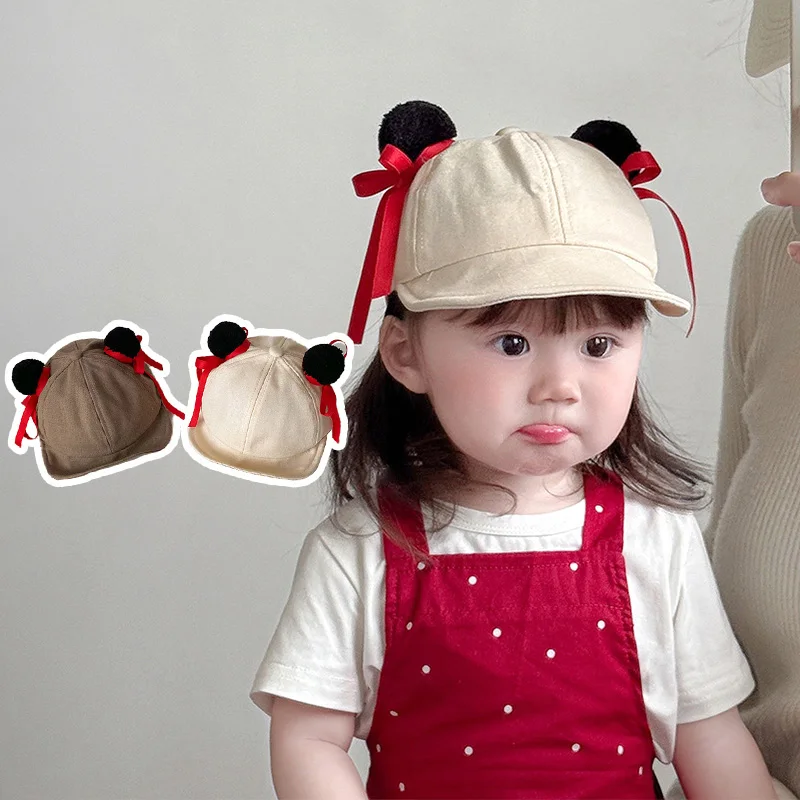 

Детская шапка с утиным языком 8-30 месяцев, милый плюшевый мяч, фуражка для малышей, защита от солнца для мальчиков и девочек, бейсбольные кепки, детские уличные солнцезащитные козырьки