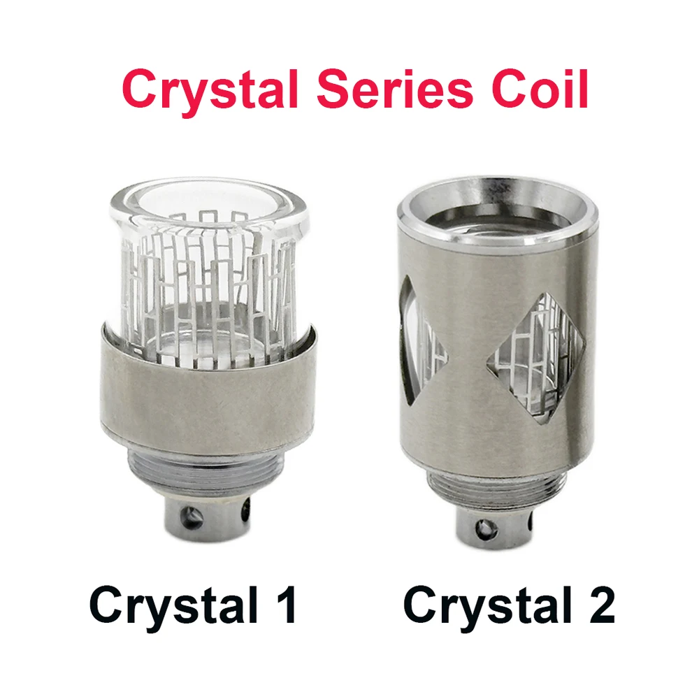 Longmada Crystal I II 2 Atomizer Dry Herb Wax Coil Replacement Wickless Quartz Heating Core Head Coil Cup