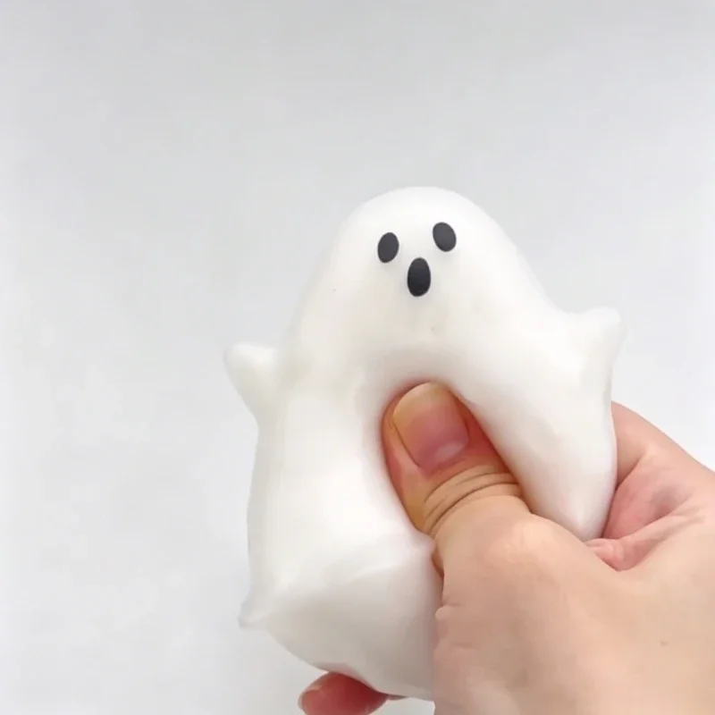 Halloween Squishies Ball Knackiges Handgemachtes Kürbis-Squishy-Spielzeug Langsam aufsteigendes Squeeze-Stressabbau-Spielzeug Halloween-Party-Geschenke – Detail 9