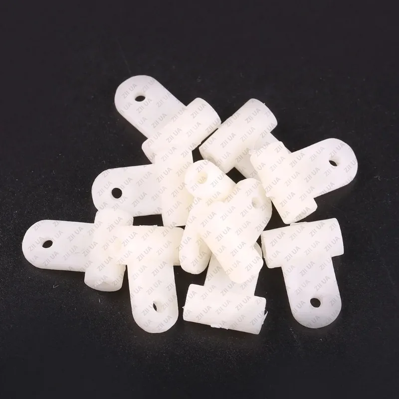10 Pcs Nylon Steering Arms 2MM Connector Rocker/Suspension Head Knuckle  RC Aircraft Model Accessories
