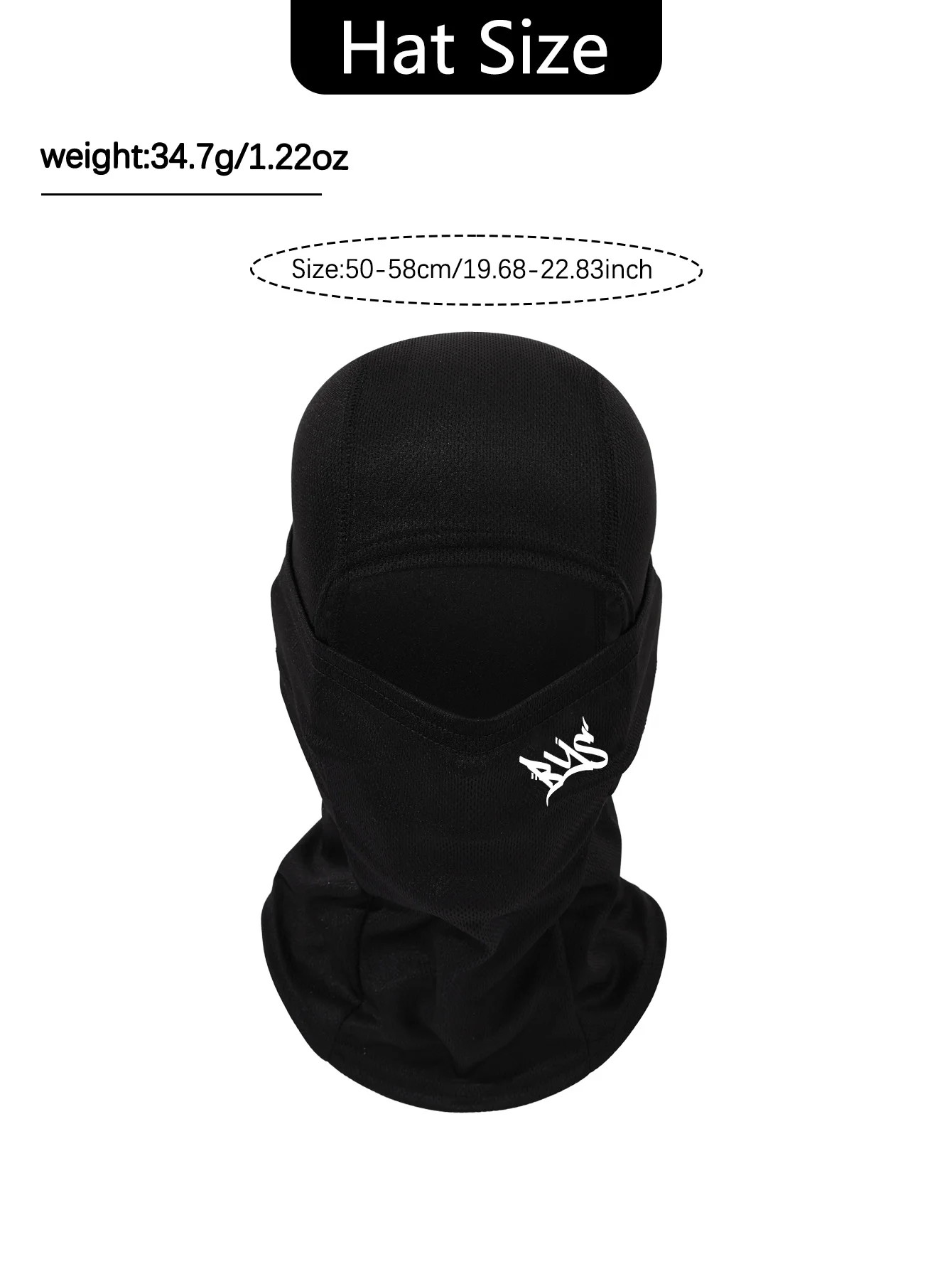 1/5PC full face facial mask, mesh breathable and sweat resistant, suitable for commuting/cycling