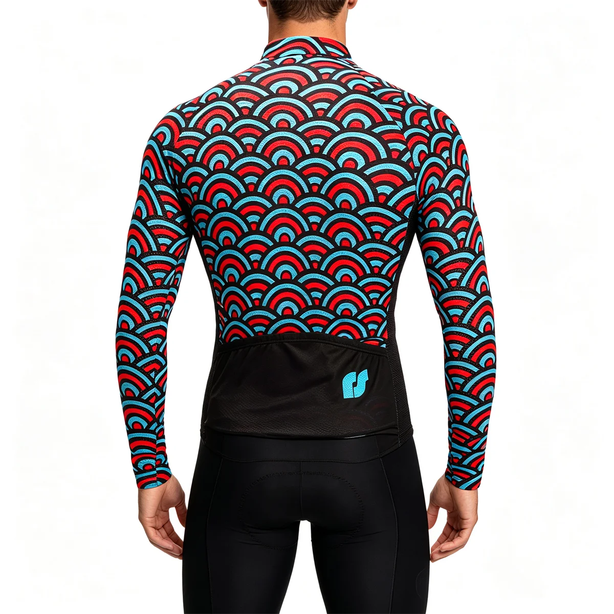 2027 Winter Herren-Radtrikot-Set, warmes Fleece-Radtrikot-Set, Triathlon-Mountainbike-Langarm-Radbekleidung – Detail 9