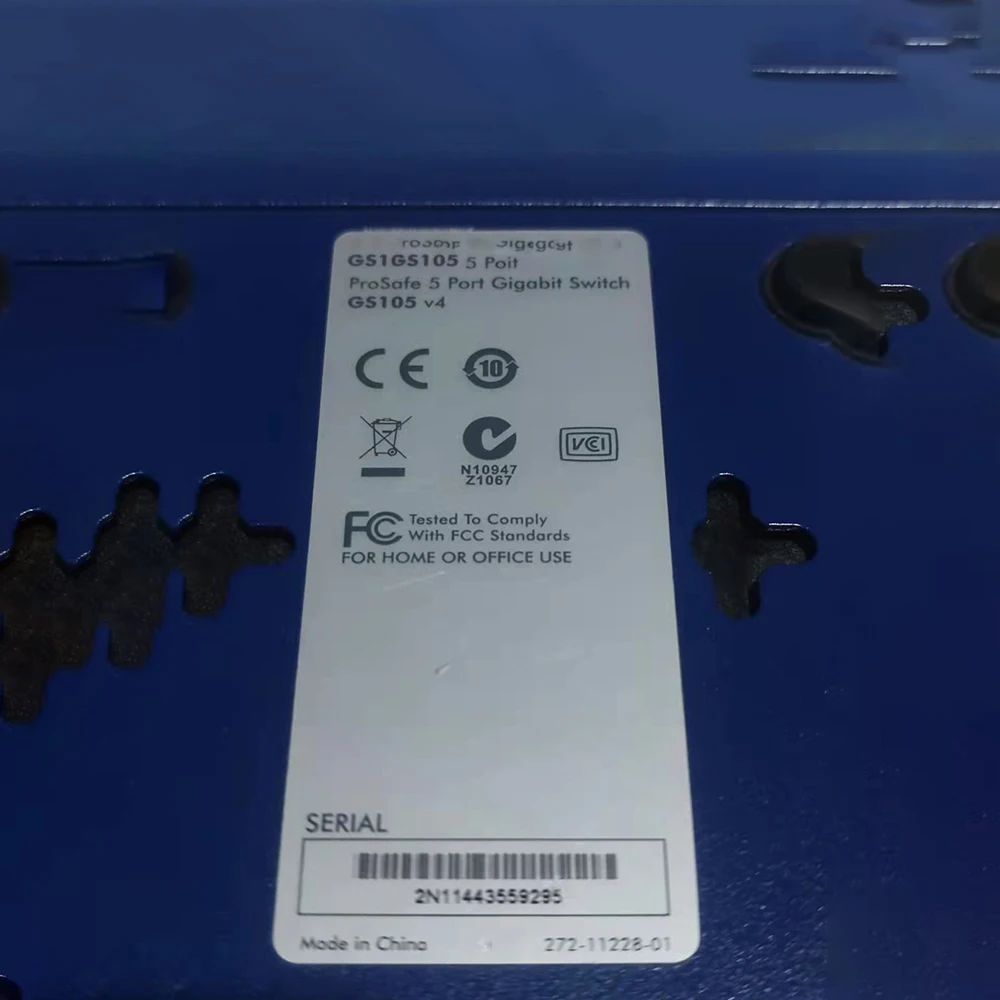 

1 шт. для Netgear GS105 версия v4 пятипортовый полный гигабитный железный корпус с оригинальным источником питания GS105upply GS105