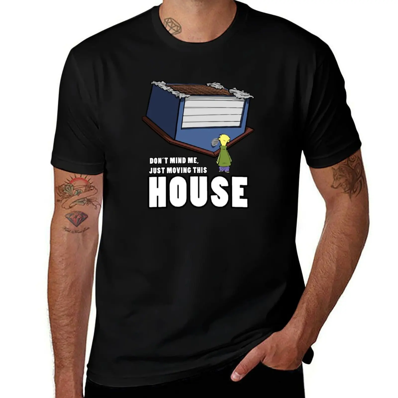 

Ed Edd and Eddy, Ed Picking Up House T-Shirt new edition designer shirts oversizeds hippie clothes men tshirt