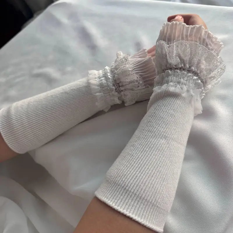 

Women's Long Elastic Arm Sleeve Gloves Warm Gloves Fingerless Gloves For Women Girl Lolita False Cuffs Sweater Decor