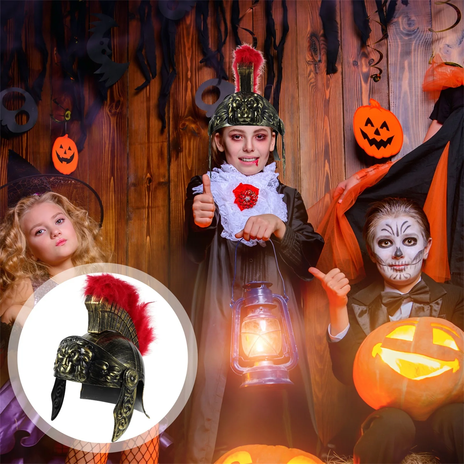 

Roman Costume Accessory Lightweight Plastic Men Child Odor Free Comfortable for Halloween