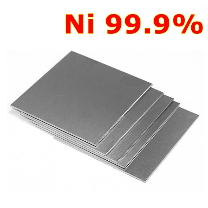 high pure nickel plate thick 1MM-5MM size customize electroplating nickel plate nickel anode for scientific research