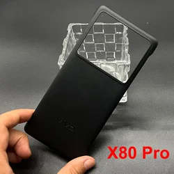 For Vivo X80 Original Phone Case For Vivo X80 Pro 5G Original Silicone Capa For Vivo X80 Soft Cover VivoX80Pro Funda