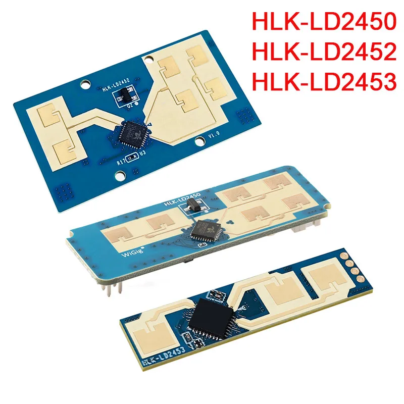 HLK-LD2452 LD2453 LD2450 Hi-Link 24GHz 1T2R Human Persence Radar Module High-precision Multi-target Recognition Sensor 3 person
