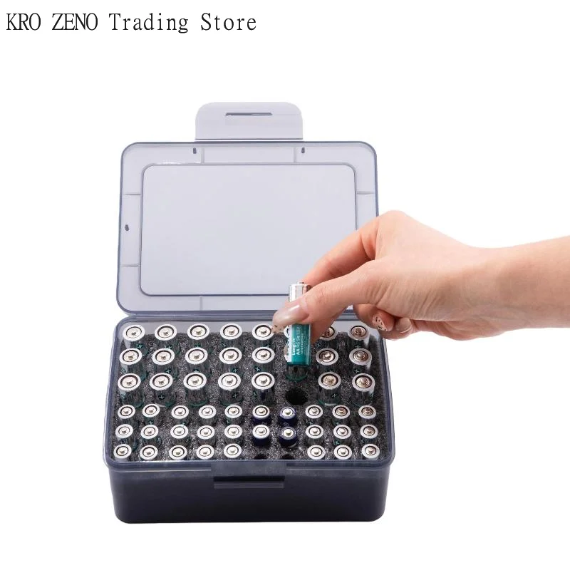 1Pcs Home Garage Drawer Organization Container Dispenser AA AAA Battery Storage Organizer Box Holder Case For 54 Cells