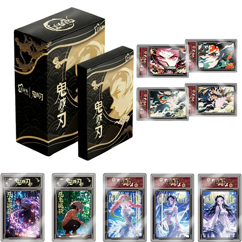 

Demon Slayer 1st Wave Collectible Trading Cards Classic Anime Character Collection Commemorative Cards Children's Toys Gifts