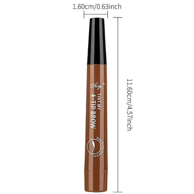 4本の毛先で自然な眉の形を描けるマジックアイブロウペンシル、超リアルな毛髪