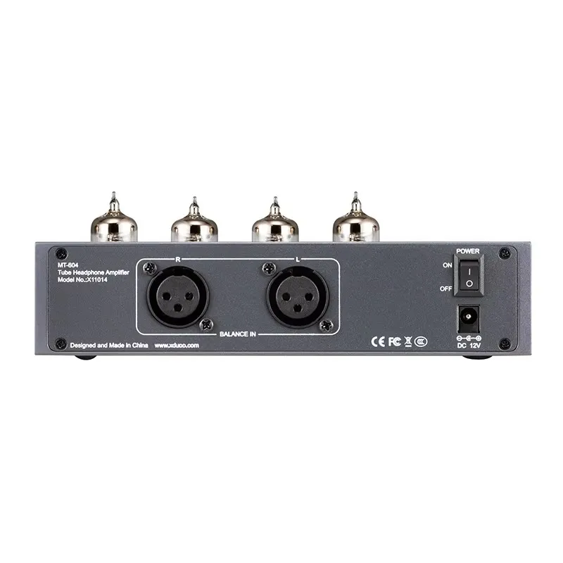 XDUOO MT-604 Hi-fi valve Headphone Amplifier Balanced Tube Headphone Amplifier 6J1 Pre amp XLR/4.4MM Balanced Input/Output Tube+