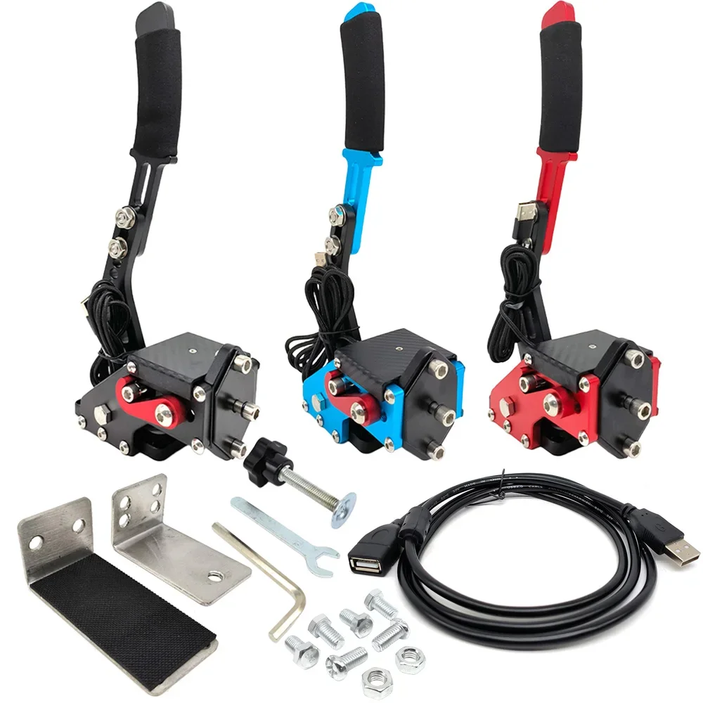 PC Racing Games Handbrake SIM USB For G25/27/29 T300 T500 PC Racing Games Fanatecosw Rally Hand Brake System Red Black Blue
