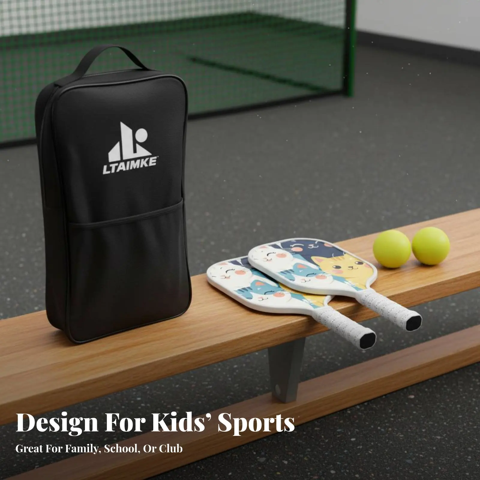 

Набор ракеток для пиклбола для использования в помещении/на улице, спортивное оборудование для пиклбола, долговечная нескользящая рукоятка для начинающих