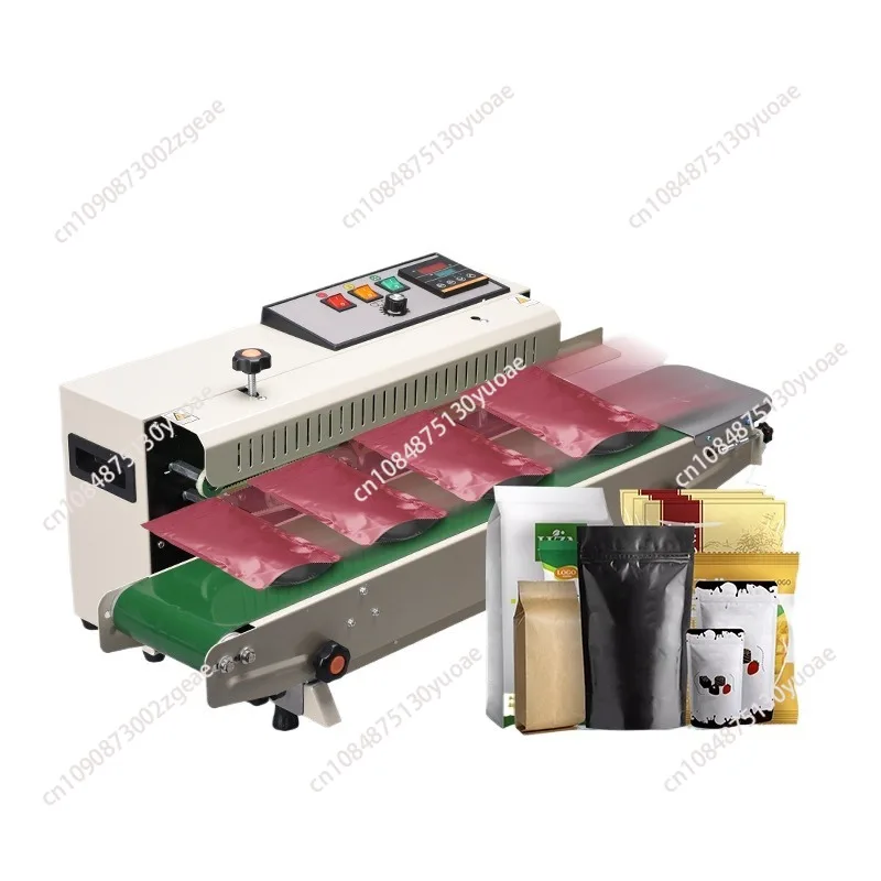 

FR-900 Plastic Bag Band Sealing Machine Sealer Auto Horizontal Bag Sealer Continuous