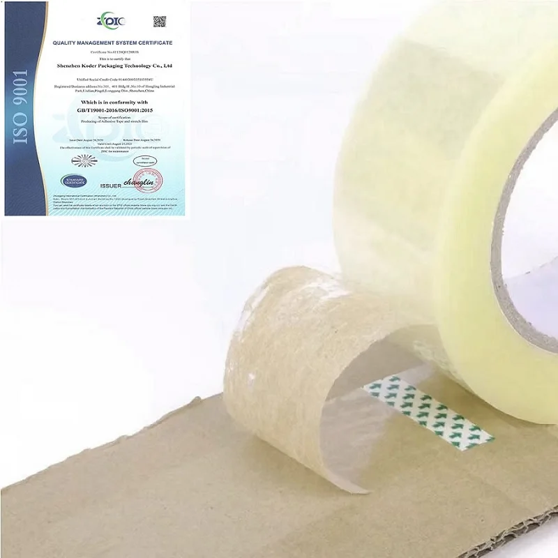 1 Piece 100m/75m Super Bond Transparent BOPP Packaging Adhesive Carton Sealing Clear Box Shipping Tape