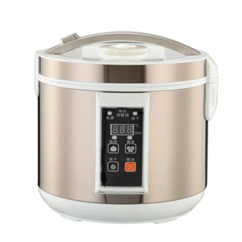 Nuova macchina per la fermentazione dell'aglio facile da usare da 90 W per uso domestico 5L 6L Fermentatore per aglio nero per realizzare aglio nero