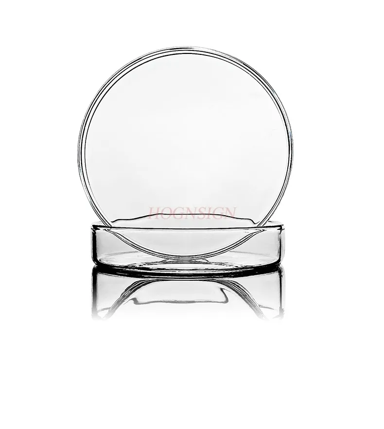 Glass culture dish 100mm bacterial culture dish Chemical and biological experimental equipment Teaching instrument consumables